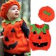 thumbnail image 1 of Conjunto de disfraz de Halloween para bebé niño y niña con chaleco de calabaza + sombrero, 1 of 2