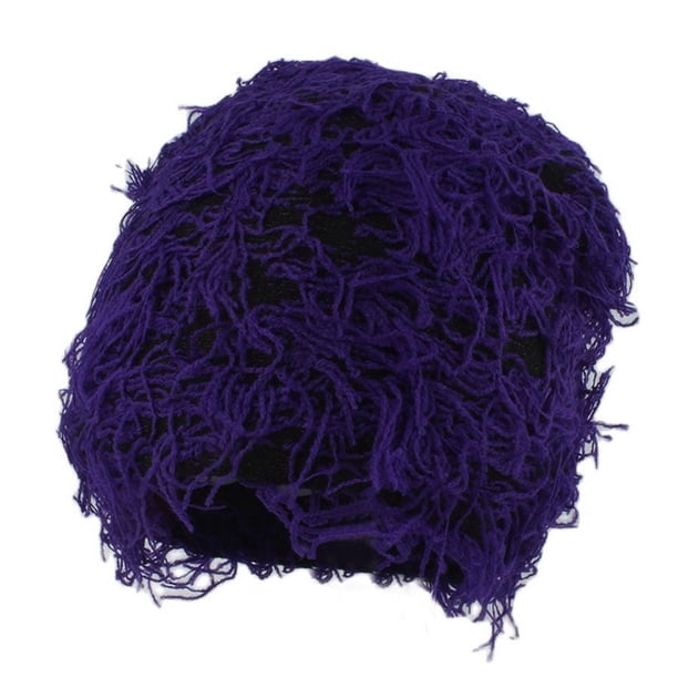 Gorros de invierno de punto desgastado y peludo, gruesos y cálidos, para la nieve, con diseño de calavera para mujer y hombre, para esquí al aire libre, gorro de punto para mujer.