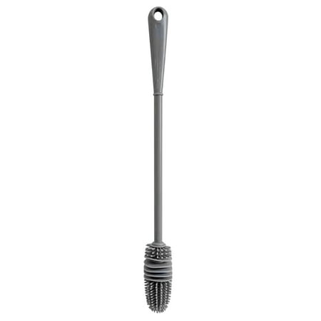 

Qepwscx Long Handle Silicone Cup Brush Artifact Household Kitchen Cleaning Milk Bottle Brush Glass Insulation Cup Brush
