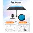 thumbnail image 3 of 60" HVAC Umbrella with Magnetic Base & Clamp – Hands-Free Portable Shade for AC Repair, Folding Work Umbrella Kit for Technicians (Blue), 3 of 11