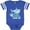 Football Blue and White, variant on Inktastic My Great Grandma Loves Me with Cute Sharks Boys or Girls Baby Bodysuit