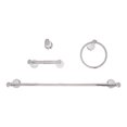 thumbnail image 1 of Juego Accesorios Baño Flowell 4 Piezas Plata, 1 of 3