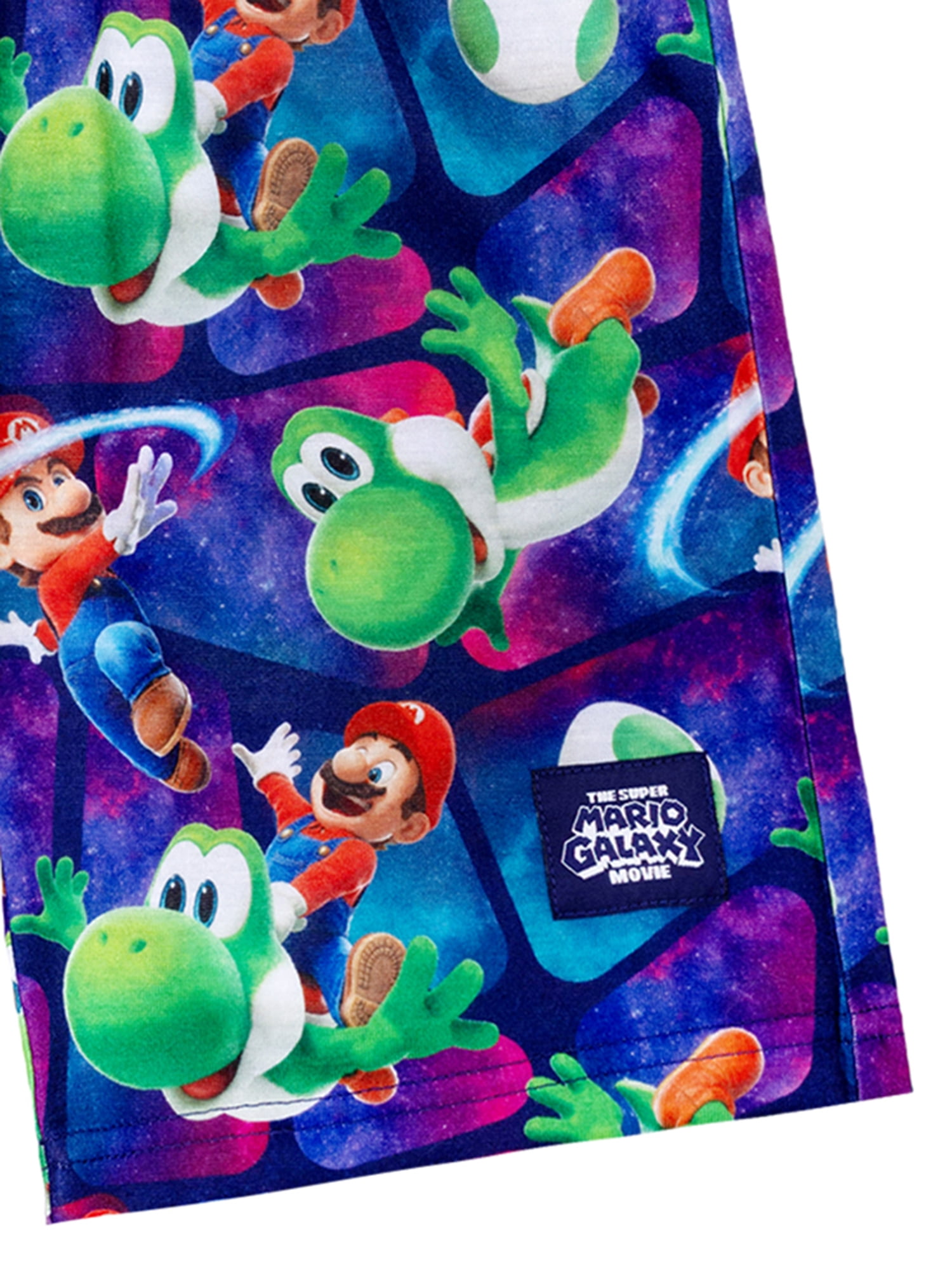 Super Mario Brothers 2-Piece Short Sleeve and Short Pajama Set, 4-12