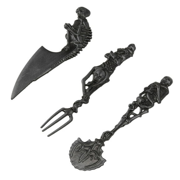 Skeleton Cutlery Set, Skull Metal Tableware With Creativity And Durability, Perfect Gift