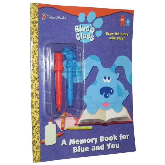 Blues Clues A Memory For Blue and You Coloring Book w/ Crayons