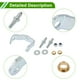 thumbnail image 3 of Kit de pasador y buje de bisagra de puerta Unique Bargains para Chevrolet Avalanche Silverado 1500 2500 1 juego, 3 of 6