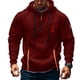 thumbnail image 1 of Sudadera con capucha para hombre, informal, con estampado, deportiva, de manga larga, blusa de poliéster, 1 of 4