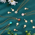 thumbnail image 5 of 100Pcs Glue on Bails Pendants Flat Round Cabochon Settings Alloy Jewelry Bails Antique Golden Blanks Pendants Cabochons Hanger Charms for Jewelry Making Hole: 6x3.5mm, 5 of 6