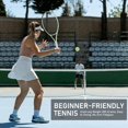 thumbnail image 3 of 27" Tennis Racket Set for Adults, Pre-Strung Tennis Racquets for Beginners, 2-Player Recreational Tennis Set with 3 Balls, 2 Vibration Dampers, 2 Grips, 1 Tennis Bag, 3 of 6