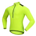 thumbnail image 2 of 1 Pedazo de Camiseta de Larga Manga Hombres Senderismo Respirable Lavable Duradero Unisexo - se describe, Fluo Green L Baoblaze Ciclismo manga larga, 2 of 8
