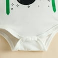 thumbnail image 6 of Toimothcn Baby Boys Clothes Sets Long Sleeve Casual St. Patric.K'S Day Four-Leaf Clover Printed Romper Jumpsuit Stretchy Pants With Hat 3Pcs Outfit Sets Soft Loose Fit Clothes Set, 6 of 9