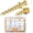 Gold, variant on Bear Claw Hanger Screws Hanger Sliver- 30lb&75lb Picture Hooks - 4-in-1 Hanging Screws for D-Rings, Sawtooth, Wire and Keyholes - Mounts in Drywall and Wood Studs (30&75lbs-25pcs) (Gold)