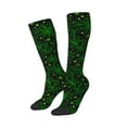 thumbnail image 2 of Daiia Sports Socks Green Bright Web with Spiders Printed Novelty Crew Socks for Men Women Knee High Socks Cotton Socks Soft & Breathable Support Unisex Socks, 2 of 9