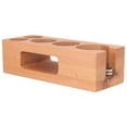 thumbnail image 3 of Coffee Tamper Holder, Slotted Design Multifunction Slip Resistance Wooden Coffee Tamper Holder Portable  For Home, 3 of 8