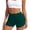 Dark Green, variant on Swim Shorts Women Full Coverage High Waisted Swimsuit Lightweight Solid Color Ruched Scrunch Swim Bottom Black L