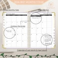 thumbnail image 2 of 2026-2027 Planner Academic Planner Calendar Notebook(Jul.2026-Jun.2027,6.3"x8.5")Weekly Monthly Planner Perfect for Office Schedule Academic Supplies, 2 of 7