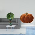 thumbnail image 2 of Elegante colección de esculturas de calabazas con . Adorno decorativo de mesa para dormitorio, oficina, sala de estar, sofá, cojín. Decoració, 2 of 8