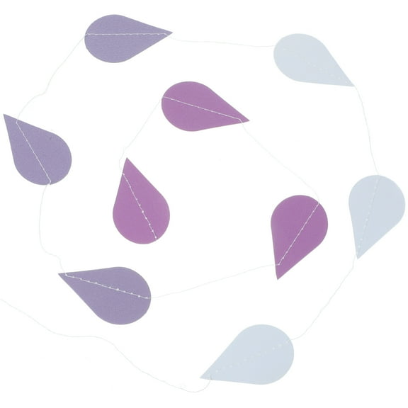 LEORX 4 of Raindrop Hanging Bunting Multi Paper for Birthday Party Decoration