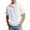 White, variant on Short Sleeve Hoodies for Men Summer Fall Loose Casual Waffle Knit Hooded Sweatshirt with Pockets Quarter Zip Pullover