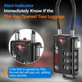 thumbnail image 4 of TSA Approved Cable Luggage Locks, 6 Pack, Easy Read Dials with Alloy Body, 4 of 7