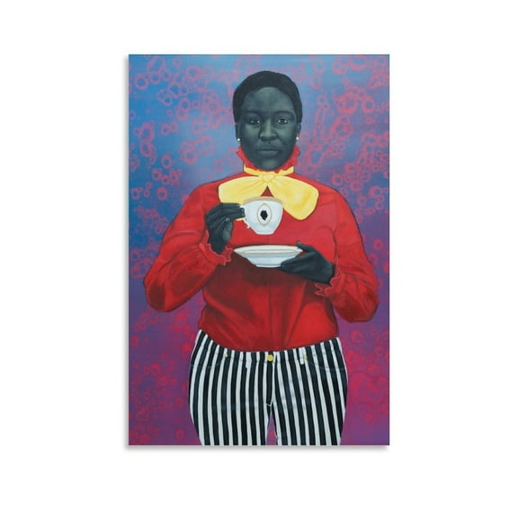 Amy Sherald-Grand Dame Queenie Art Poster Canvas Painting Decor Wall Print Photo Gifts Home Modern Decorative Posters 24x36inch(60x90cm)
