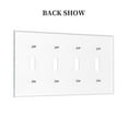 thumbnail image 2 of Game Switch Cover Decorative Wall Plate / 4-Gang 4-Toggle / Standard Size 4.5x8 in, 2 of 5