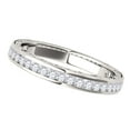 thumbnail image 4 of Aonejewelry 0.50 Ct Channel Set Diamond Wedding Band In 14K White Gold, 4 of 4