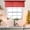 Haute Red, variant on Half Window Sheer Curtains Rod Pocket Voile Drapes Extra Wide Small Window Kitchen Cafe Panel 54 x 18 Inch Ivory