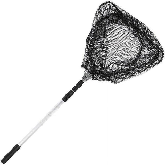 Red De Desembarco De Pesca Plegable, Red Triangular Telescópica para Capturar O Liberar Peces 54-150 Cm