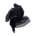 thumbnail image 3 of Wrapables Lightweight Sheer Solid Color Georgette Scarf, Black, 3 of 7