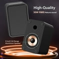 thumbnail image 5 of LONPOO Plug-N-Play Computer Speaker for Desktop and PC, 30W RMS Active Bookshelf Speaker with 3-inch Full Range Speaker,Support Bluetooth 5.3, USB Playback,Aux-in and 3.5mm Earphone Port, 5 of 9