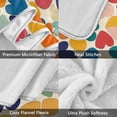 thumbnail image 3 of Yayeee Throw Blanket for Couch Soft Warm 60" x 80" Sofa Chair Bed Decoration, Colorful Clover Pattern, 3 of 7