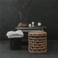 thumbnail image 1 of Zentique ZENWS-P08 Water Hyacinth Woven Pouf, 1 of 1