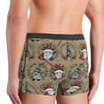 thumbnail image 4 of Men's Boxer Briefs, Santa Claus cute Soft Comfy Mens Underwear Boxer Briefs Breathable With Widen Waist, 4 of 7