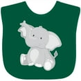 thumbnail image 3 of Inktastic Elephant Boys or Girls Baby Bib, 3 of 4