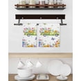 thumbnail image 3 of Happy Easter Kitchen Dish Towels for Drying Dishes Set of 3, Watercolor Truck Eggs Flowers Butterfly Botanical Waffle Weave Microfiber Hand Tea Bathroom Towels Quick Dry & Absorbent Towel 15.7x23.6, 3 of 7