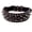 Dark Brown, variant on Spiked Studded Dog Collar, PU Leather Dog Collar, Adjustable Pet Collars for Medium or Large Breed Pet (S, Red5)
