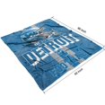thumbnail image 4 of Cozy Soft Football Themed Fleece Blanket, Warm Football Gifts for Boys/Men/Team, Gifts for Football Players/Lovers, Who Loves Football Throw Blanket 50'' X 60'', Detroit, 4 of 4
