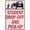 Warning Sign 4, variant on Slow Turtle Crossing Sign – 8x12 Inch Reflective RustFree Aluminum,UV Protected & Weatherproof Metal Warning Sign for Roadside,Home or Private Property