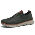 thumbnail image 4 of Zapatos para caminar de malla para hombre zapatillas planas informales ligeras para caminar y correr, 4 of 9