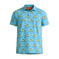 thumbnail image 5 of Birdie Bound Men's & Big Men's Novelty Print Golf Polo, Sizes S-5XL, 5 of 5