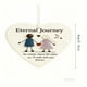 thumbnail image 2 of Colgante de cristal marino en forma de corazón, símbolo de matrimonio, vínculo eterno, decoración de 8 cm para colgar en la pared del hogar, idea de regalo romántico para parejas, recuerdo de anivers, 2 of 4
