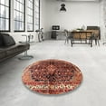 thumbnail image 4 of Ahgly Company Machine Washable Indoor Rectangle Traditional Tomato Red Area Rugs, 8' x 10', 4 of 7