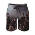 thumbnail image 2 of Vampire Diaries Men's Swim Trunks Board Shorts Drawstring Elastic Waist Quick Dry Swimsuits Beach Shorts with Pockets M, 2 of 8