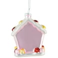 thumbnail image 5 of Northlight 3.25" Pink Candy House Glass Christmas Ornament, 5 of 5