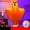 Orange OR, variant on Naittoop Halloween Hanging Lighted Ghost Decor, 19.7 Inch Orange Glowing Fabric Ghost Ornament with 3 Modes LED, Spooky LED Hanging Decor for Yard, Tree, Porch, Halloween Party Decor