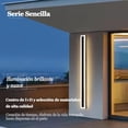 thumbnail image 4 of Luz Exterior Impermeable IP65 LED Lampara de Pared 3W Lampara de Pared Moderna Aplique de Aluminio para Exteriores Escaleras Peldaños Pasillos-1PCS, 4 of 9