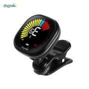 Cherub WST-670 Rechargeable Clip-on Guitar Tuner LCD Color Display for Chromatic Guitar Ukulele Violin Built-in Battery with USB Charging Cable