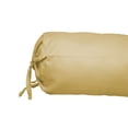 thumbnail image 2 of SAFFRON HANDICRAFTS Cotton 240TC - Bolster Cover Full Round Removable Cover for Neck Roll, Leg Rest,Yoga Practice, Meditation, Bed Sofa Couch (Beige, 6"x16"(15 cm x 60 cm), 2 of 4