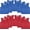 Red&Blue, variant on Duslogis 12 Pcs Pinnies Scrimmage Vests Sports Team Mesh Practice Jersey for Youth Kids Basketball Football Soccer, Red&Blue (Child)